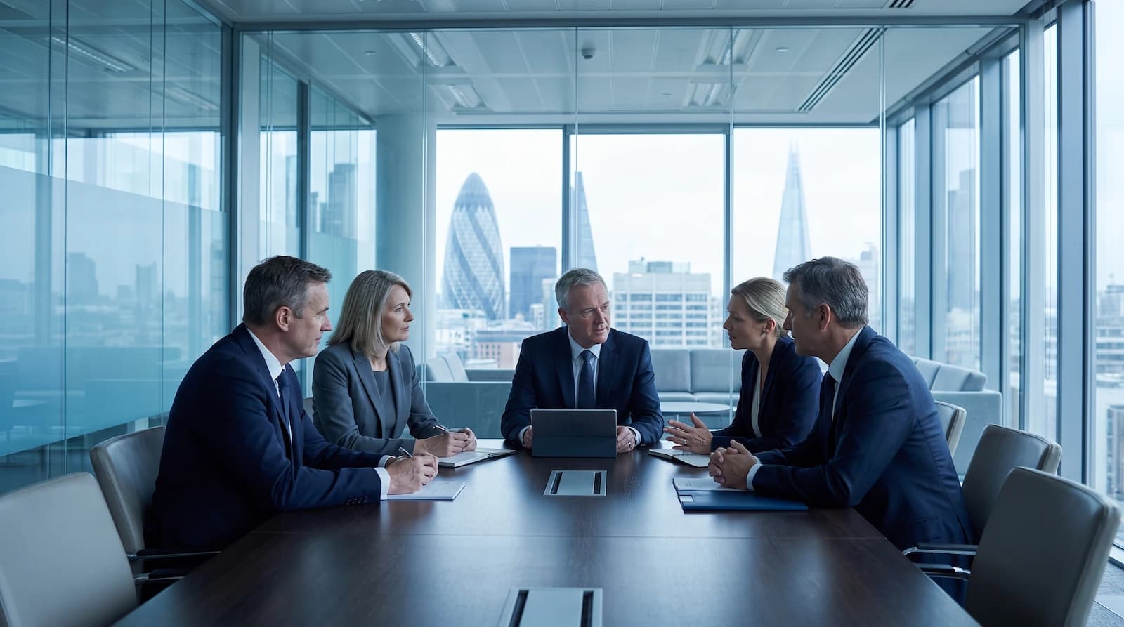 Digizal leadership discussing mission and technology strategy in London